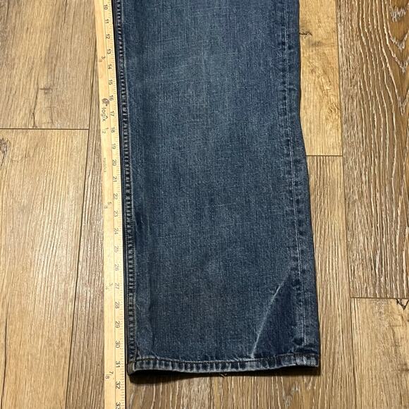 Vtg 90s Y2K Rocawear Baggy Jeans 34x32 Logo Embroidered Big Pockets Goth Skater - Picture 9 of 11